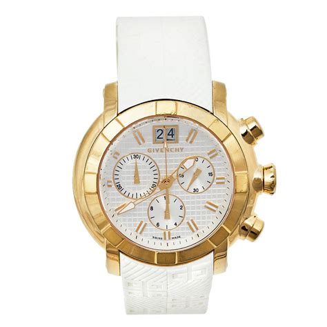 givenchy watch gold tone|Givenchy chronograph watch.